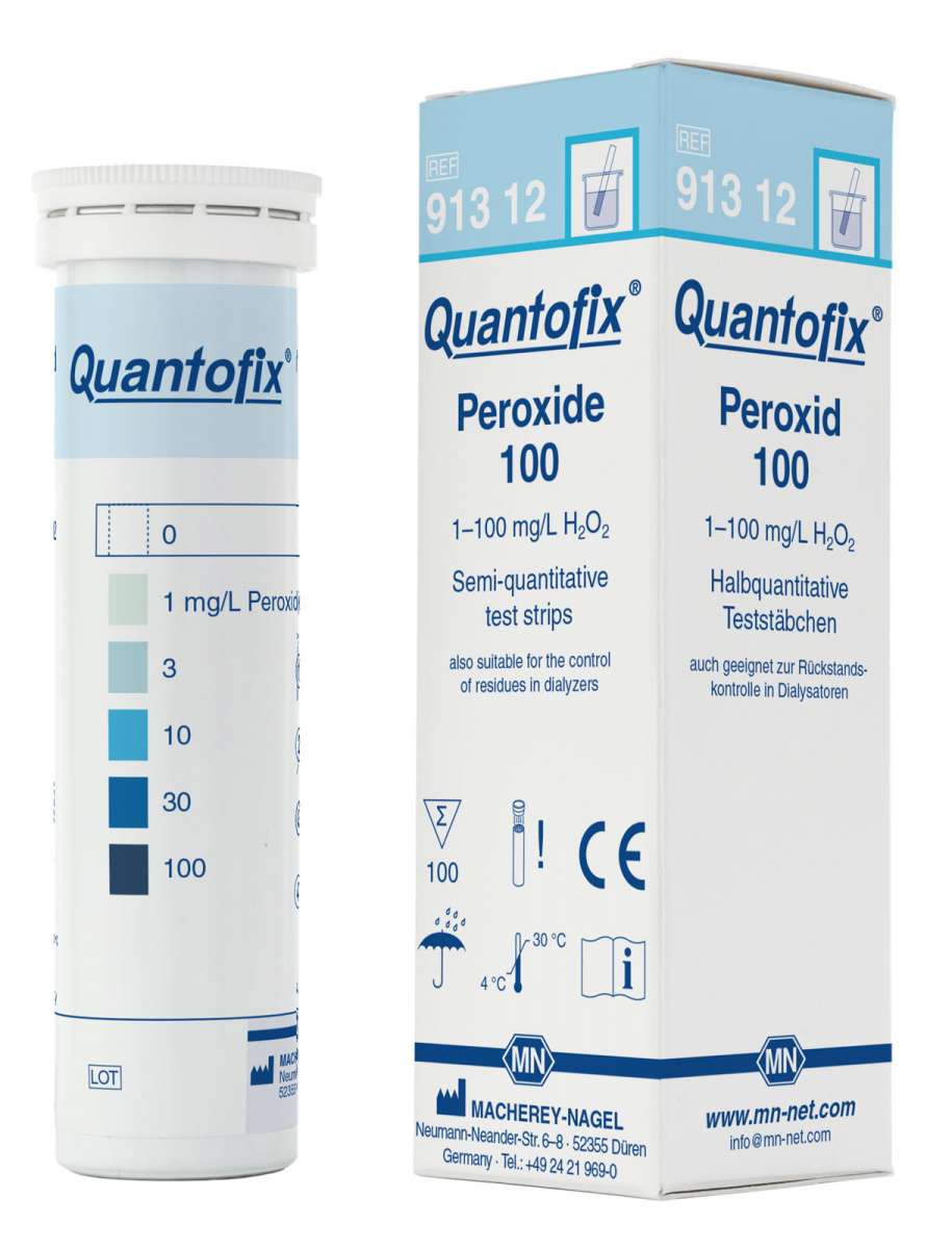 QUANTOFIX Peroxide 100 (Tube of 100 test strips)