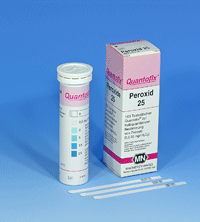 QUANTOFIX Peroxide 25 (Tube of 100 test strips)