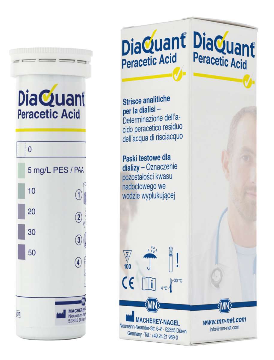 DiaQuant Peracetic acid (Tube of 100 test strips)