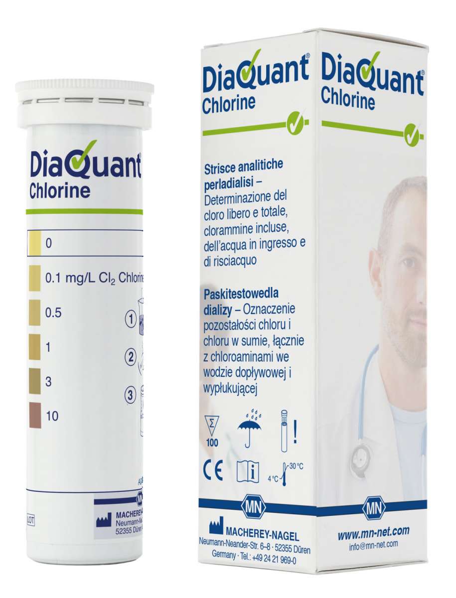 DiaQuant Chlorine (Tube of 100 test strips)
