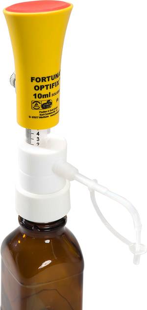 FORTUNA OPTIFIX SOLVENT Bottle Top Dispenser 1 - 5ml