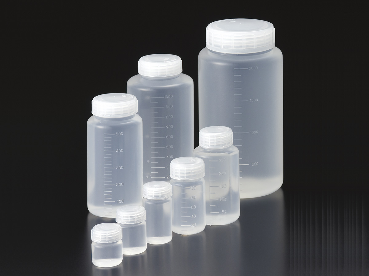 Plastic bottle 250ml (PP) (wide neck) (Sanplatec)