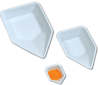 Disposable weighing boats, pour-boat, 83 x 132 x 26mm (White) (Per pack of 500 pcs)