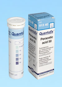 QUANTOFIX Peracetic acid 50 (Tube of 100 test strips)