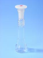 Glass volumetric flask 2ml with PE stopper 7/16, Class A