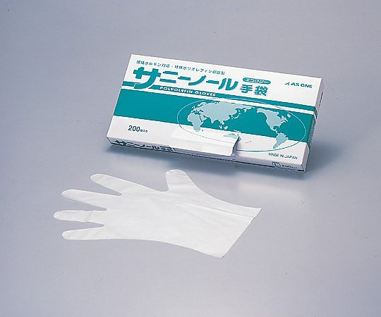 Sunny Knoll Gloves Ecology White Short S 200 Pieces