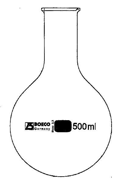 Round bottom flask 250ml, narrow neck